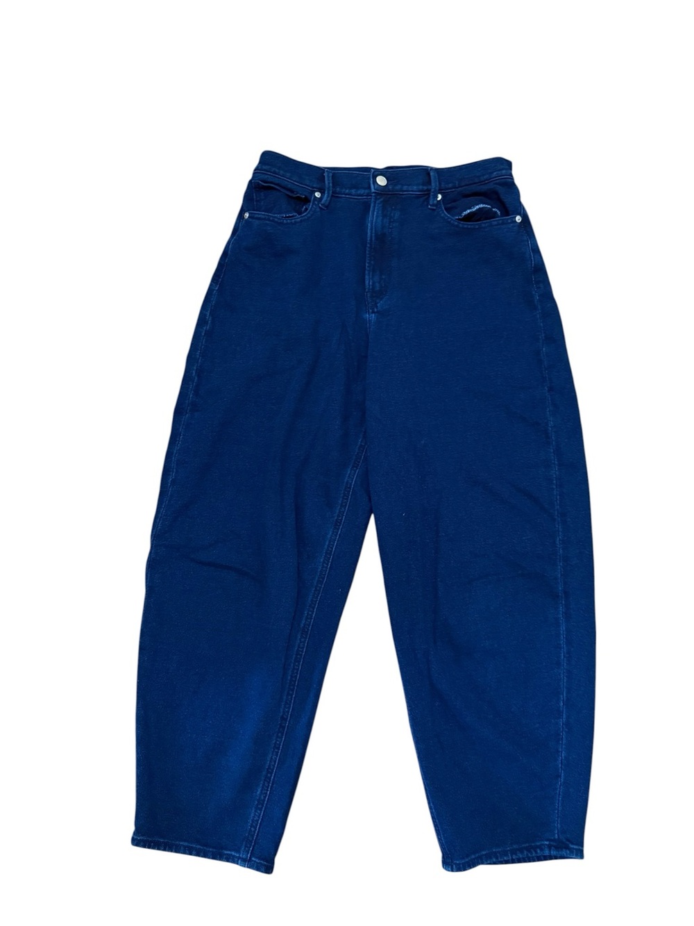 Good American Dark Blue Boyfriend Jeans
